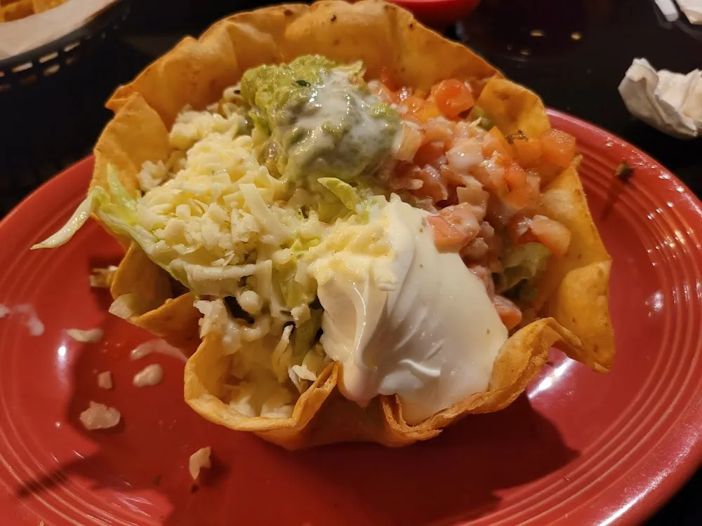 Chicken Fajita Taco Salad